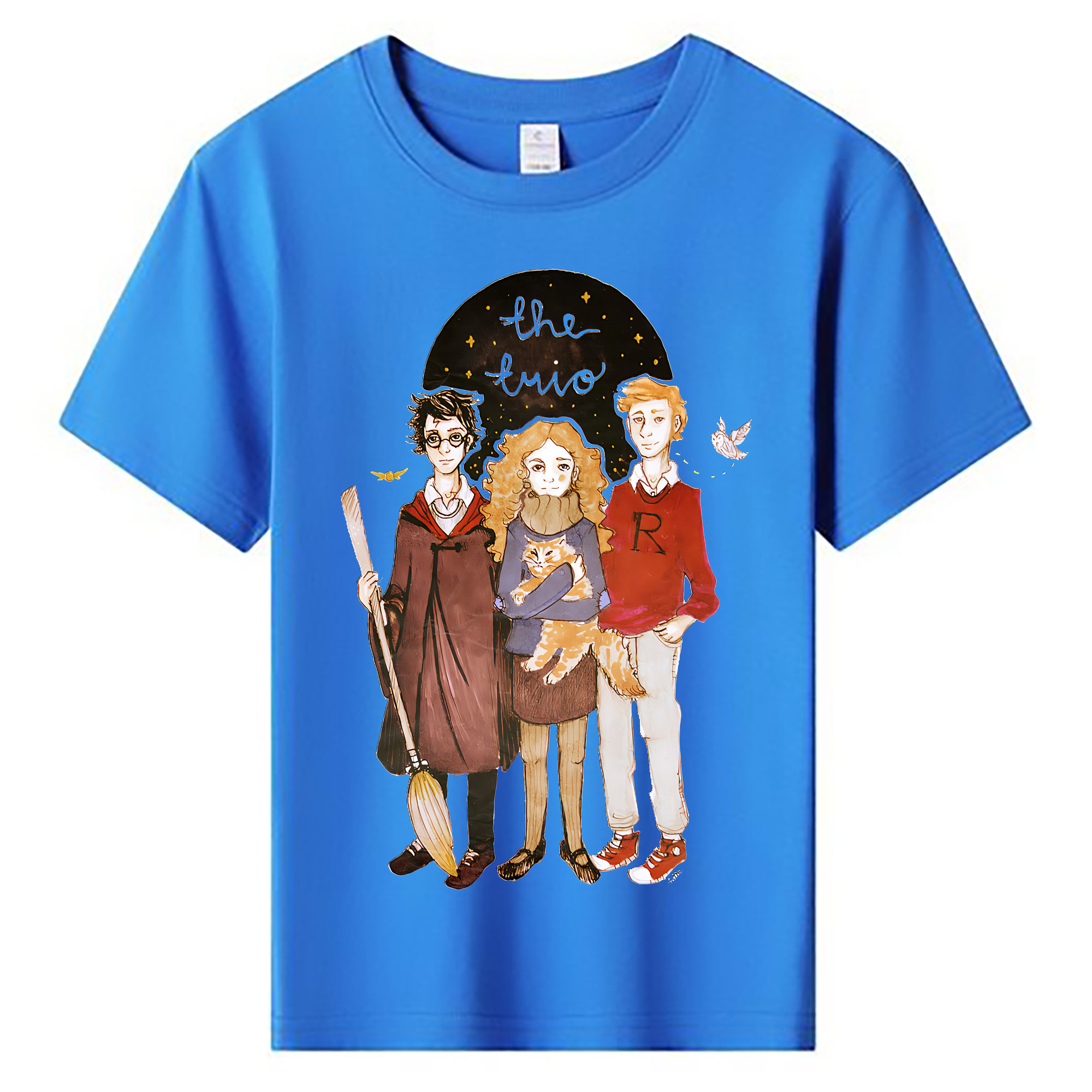 （画像用） Harry Potter ハリー・ポッターシリーズ 綿100％キッズTシャツ（フロントプリント）